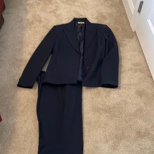 Navy Blue Preswick and Moore suit size 6